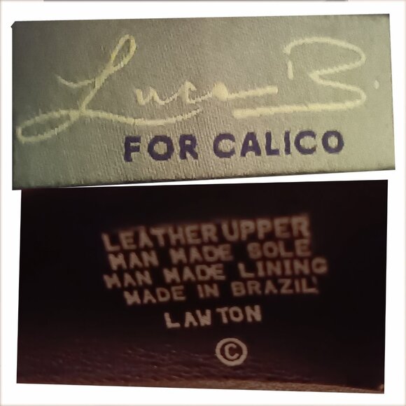 Luca B for Calico Brown Leather Shoes Size 9 - Picture 9 of 9